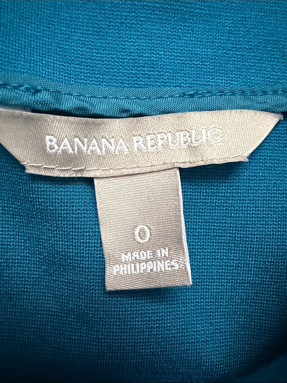 Banana Republic Teal 3/4-Sleeve Fit-and-Flare Midi Dress - Picture 2 of 11